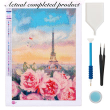 Load image into Gallery viewer, FlosJadenCraft Premium Diamond Painting Art - Eiffel Tower - 16 inch by 24 inch