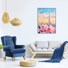 Load image into Gallery viewer, FlosJadenCraft Premium Diamond Painting Art - Eiffel Tower - 16 inch by 24 inch